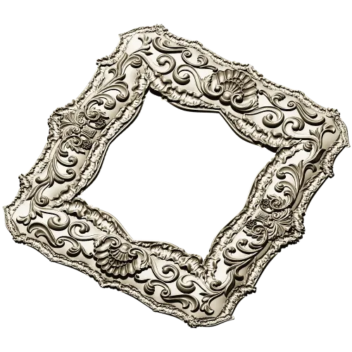 Baroque Shell Frame STL for CNC Carving