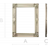 Baroque Corner Frame 3D model STL for CNC milling