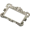 Baroque rectangular frame STL - ornate 3D model for CNC