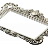 Baroque rectangular frame STL - ornate 3D model for CNC
