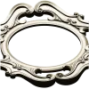 Rococo Round Frame STL for CNC - Baroque Medallion 3D Model