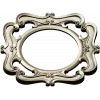 Rococo Round Frame STL for CNC - Baroque Medallion 3D Model