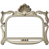 Ornate Seashell Rococo Frame STL for CNC