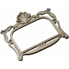 Ornate Seashell Rococo Frame STL for CNC