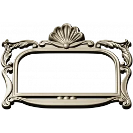 Seashell Rococo Frame