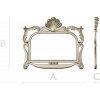 Ornate Seashell Rococo Frame STL for CNC