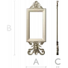 Baroque Rectangular Frame STL for CNC