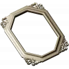Октагональная резная рамка STL для ЧПУ - классический багет в 3D