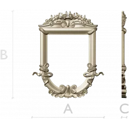 Auric Laurel Frame