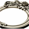Ornate Round Floral Frame - STL 3D Model for CNC