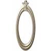 Baroque Oval Frame STL for CNC