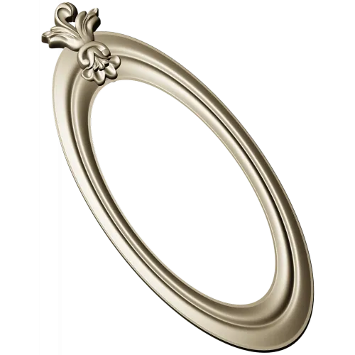 Baroque Oval Frame STL for CNC