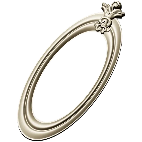 Baroque Oval Frame STL for CNC