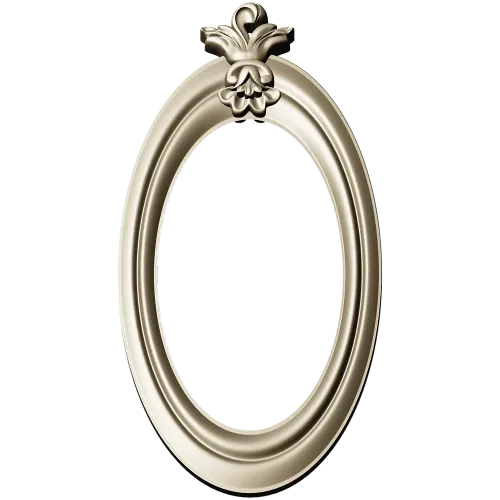 Baroque Oval Frame STL for CNC