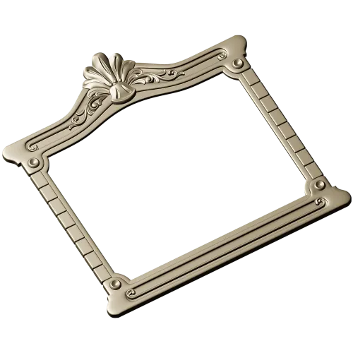 Regal Shell Ornate Frame - STL 3D model for CNC