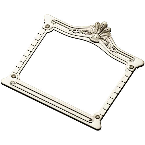 Regal Shell Ornate Frame - STL 3D model for CNC