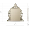 Ornate Orthodox Icon Frame STL for CNC milling