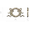 Ribbon Laurel Wreath STL for CNC