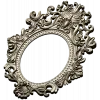 Baroque Oval Frame 3D STL Model for CNC Milling