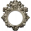 Baroque Oval Frame 3D STL Model for CNC Milling