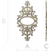 Baroque Oval Cartouche STL