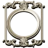 Rococo Oval Decorative Frame STL for CNC