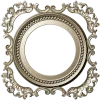 Baroque Round-in-Square Frame STL for CNC