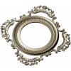 Baroque Round-in-Square Frame STL for CNC