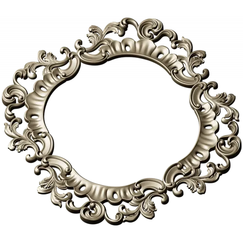 Aurelia Baroque Frame STL 3D model for CNC