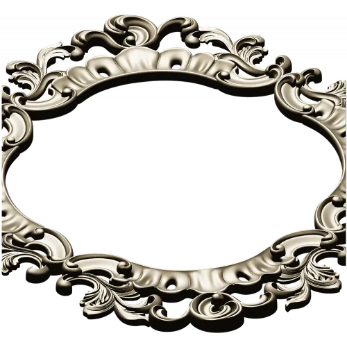 Aurelia Baroque Frame STL 3D model for CNC