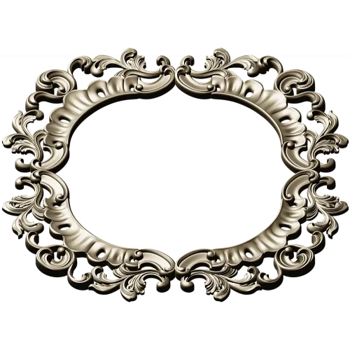 Aurelia Baroque Frame STL 3D model for CNC