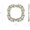 Aurelia Baroque Frame STL 3D model for CNC