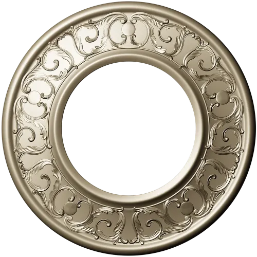 Ornate Round Frame STL for CNC