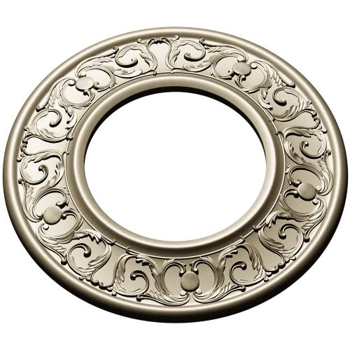 Ornate Round Frame STL for CNC