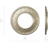 Ornate Round Frame STL for CNC
