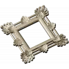 Ornate Acanthus Square Frame - STL 3D Model for CNC