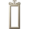 Ornamental Rectangular Frame STL - 3D model for CNC milling