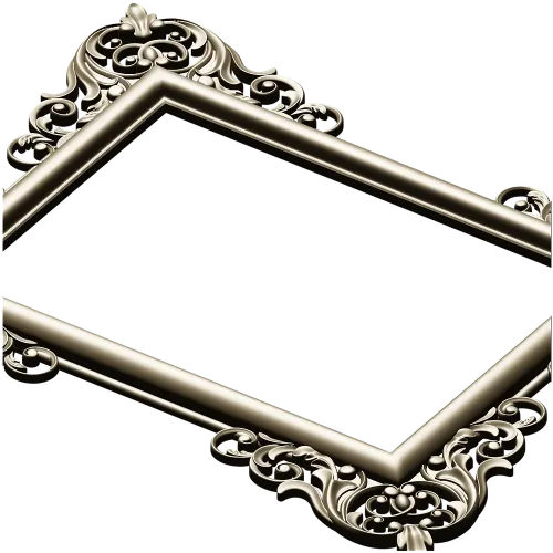Baroque Corner Frame STL - 3D Model for CNC Router