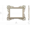 Baroque Corner Frame STL - 3D Model for CNC Router
