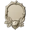 Hunting Boar Trophy Frame STL for CNC