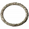 Round Floral Wreath STL 3D model for CNC milling