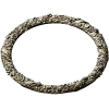 Round Floral Wreath STL 3D model for CNC milling