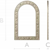 Grapevine Arched Frame STL