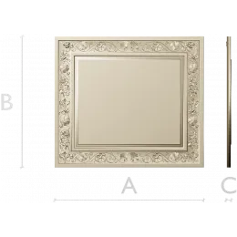 Floral Square Frame