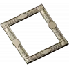 Regal Lion Medallion Frame - STL 3D model for CNC routers