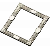 Regal Lion Medallion Frame - STL 3D model for CNC routers