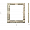 Regal Lion Medallion Frame - STL 3D model for CNC routers