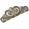 Baroque headboard crest STL 3D model for CNC carving