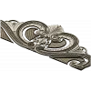Baroque headboard crest STL 3D model for CNC carving