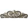 Baroque headboard crest STL 3D model for CNC carving